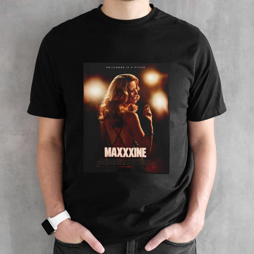 Poster For Maxxxine Releasing In Theater On July 5 shirt