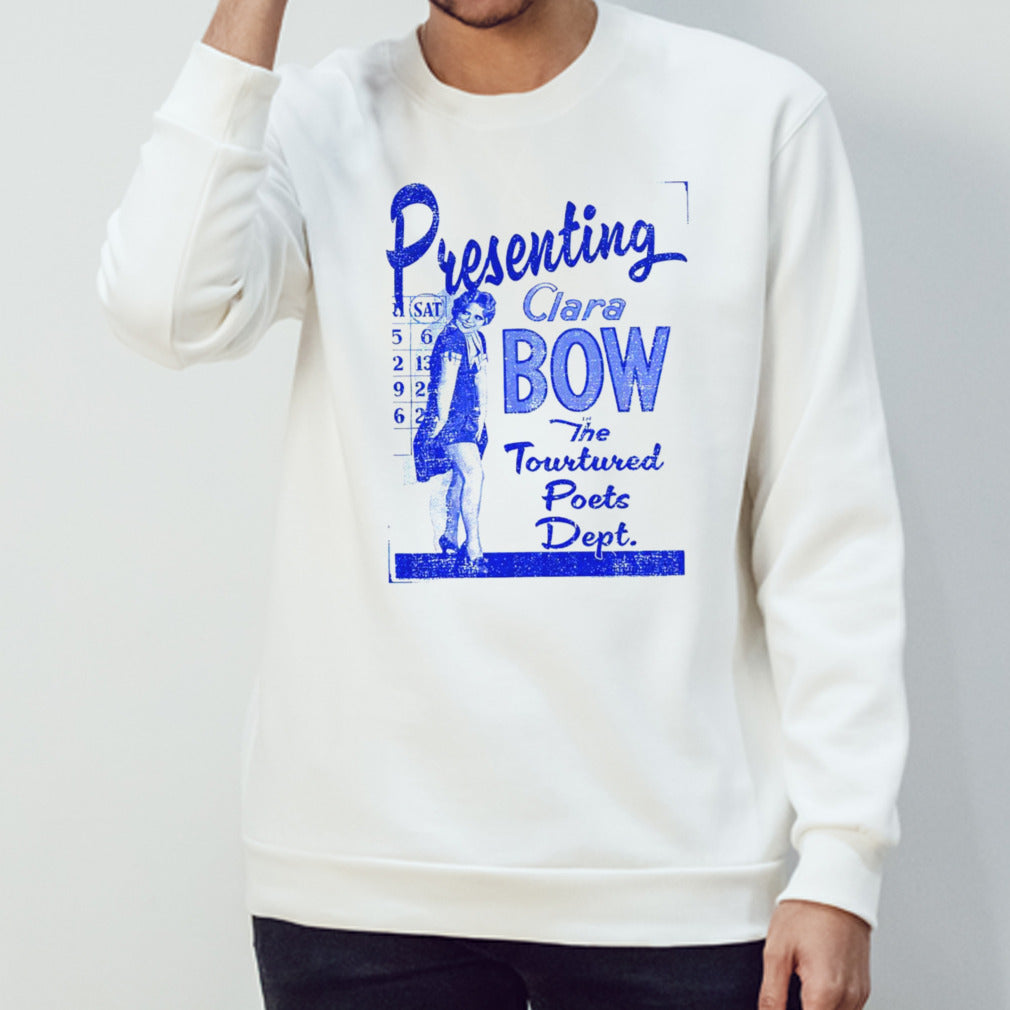 Presenting clara bow the tortured poets dept shirt