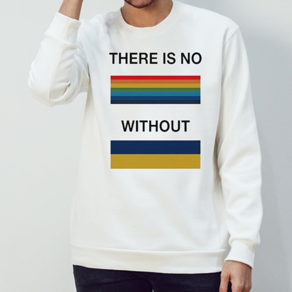 Pride There Is No Rainbow Without Yellow And Blue shirt
