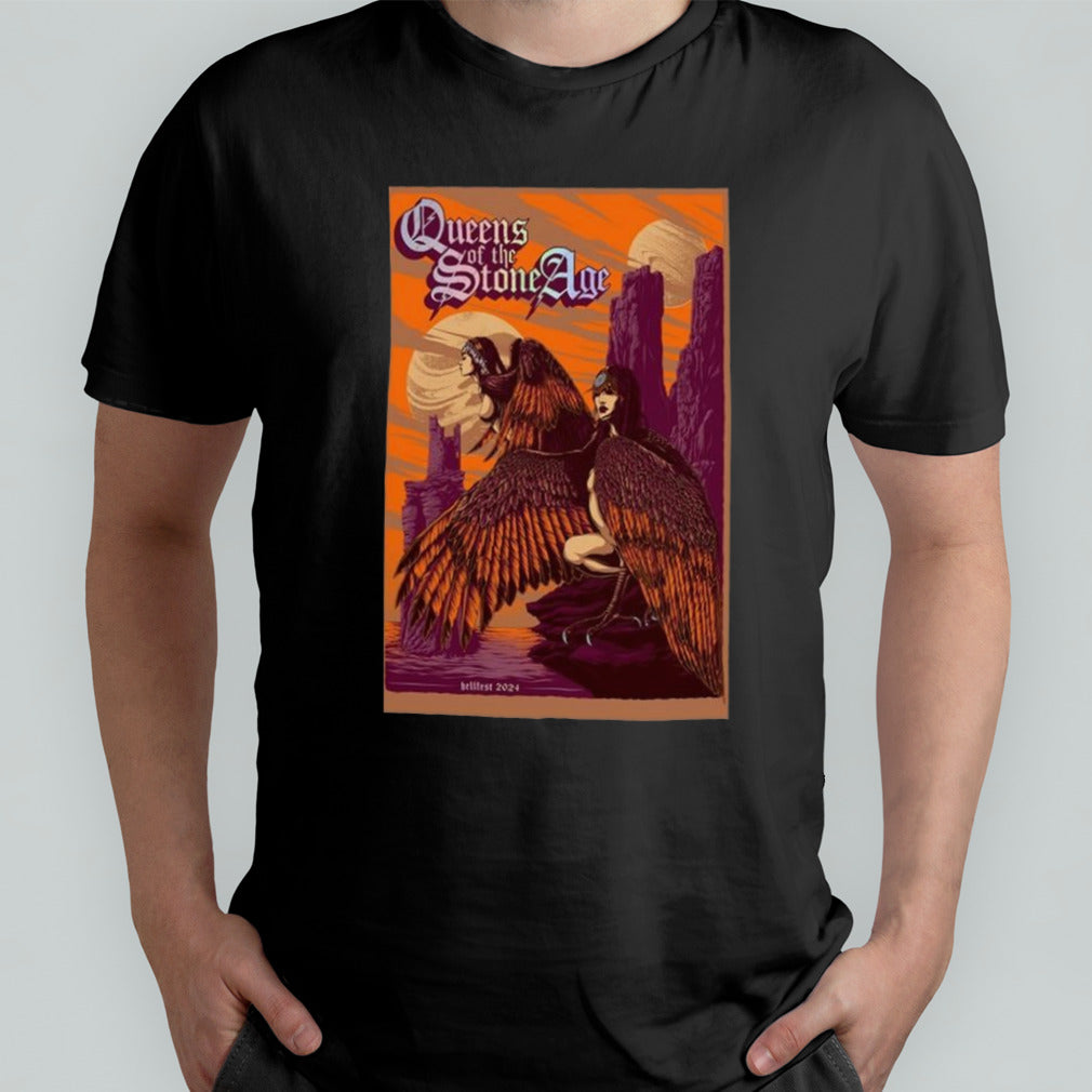 Queens Of The Stone Age Clisson Poster Complexe Du Val De Moine June 27, 2024 Shirt