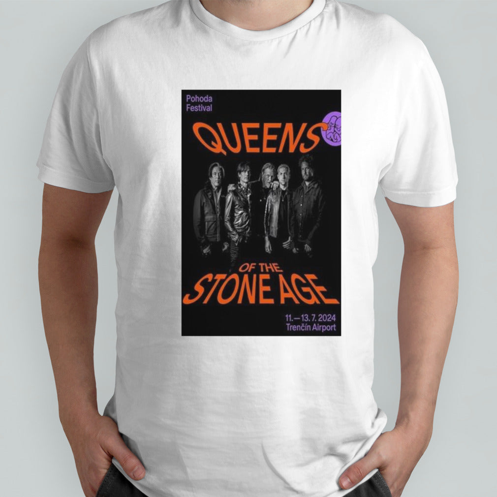 Queens of the Stone Age Pohoda Festival 11-13 July 2024 TrenÄÃn Airport Poster shirt