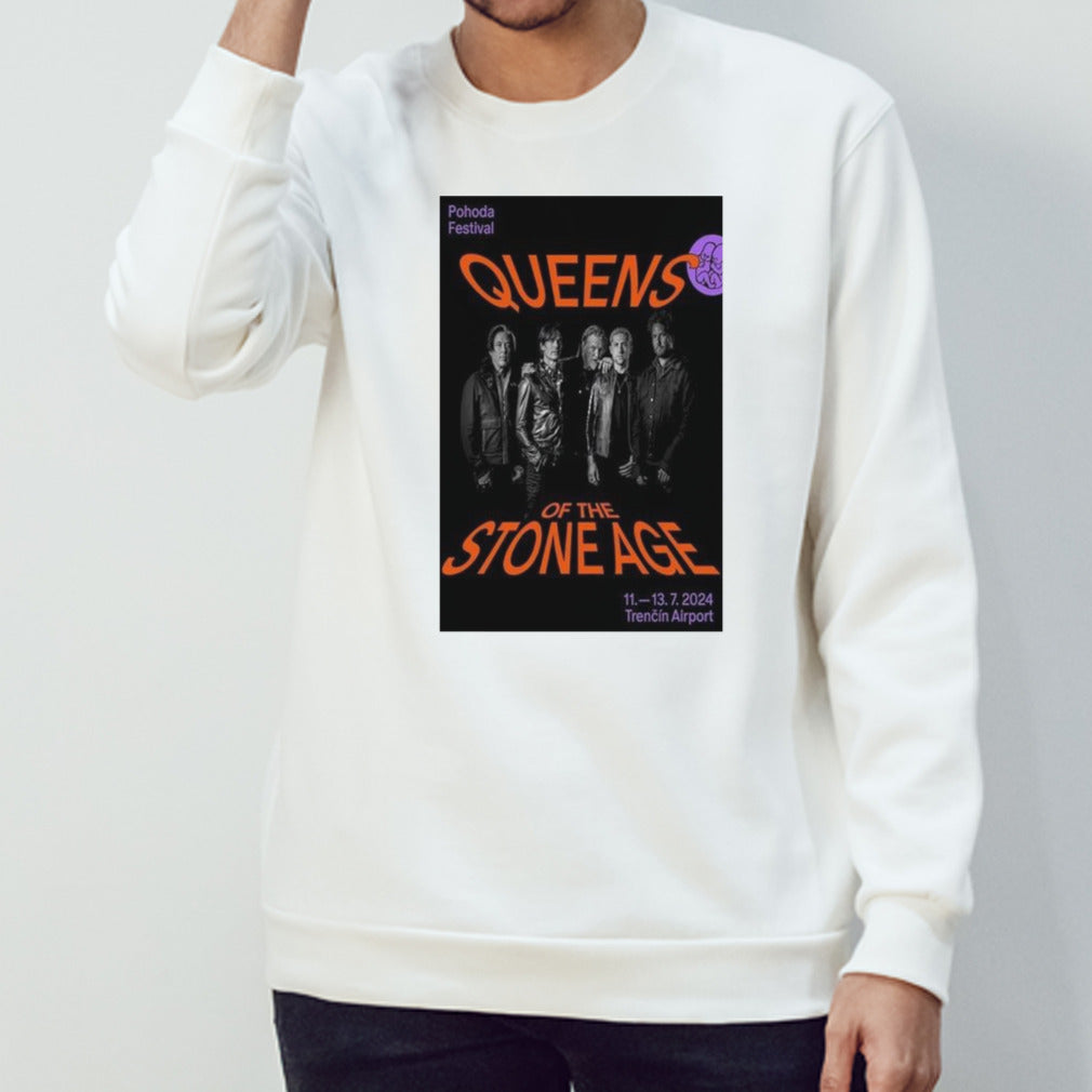 Queens of the Stone Age Pohoda Festival 11-13 July 2024 TrenÄÃn Airport Poster shirt