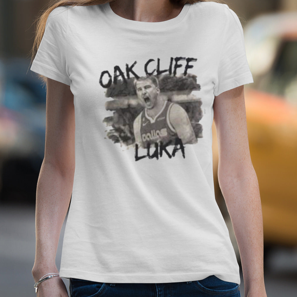 Rare Vintage NBA Oak Cliff Dallas Mavericks Luka Doncic Shirt