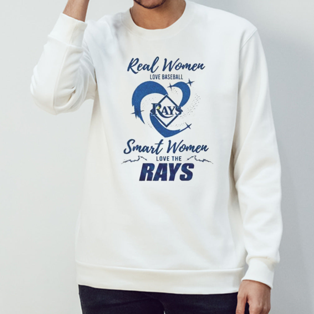 Real Women Love Baseball Smart Women Love The Tampa Bay Rays 2024 – Perfect Gift For Fans Shirt