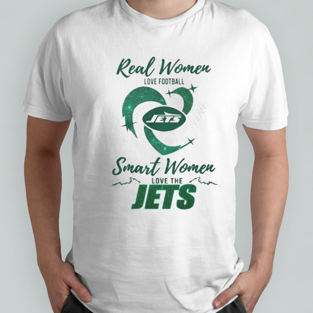Real Women Love Football Smart Women Love The New York Jets 2024 – Perfect Gift For Fans Shirt