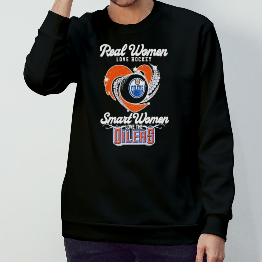 Real Women Love Hockey Smart Women Love The Edmonton Oilers Diamonds 2024 Final Shirt