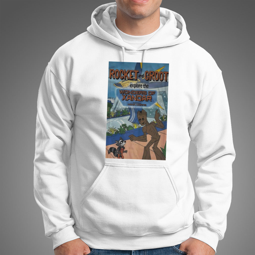 Rocket and Groot explore the wonders of xandar shirt