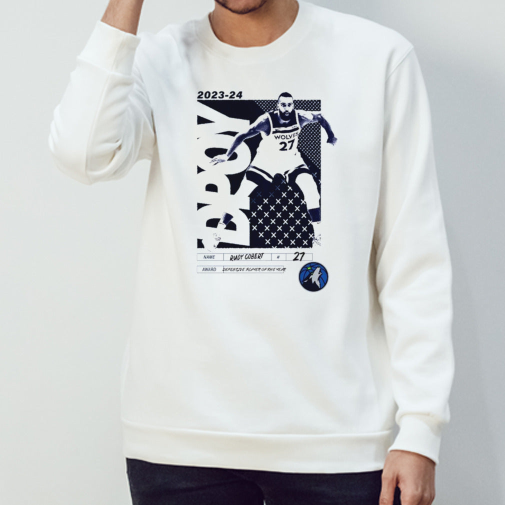 Rudy Gobert Minnesota Timberwolves 2024 NBA Defensive Player of the Year shirt