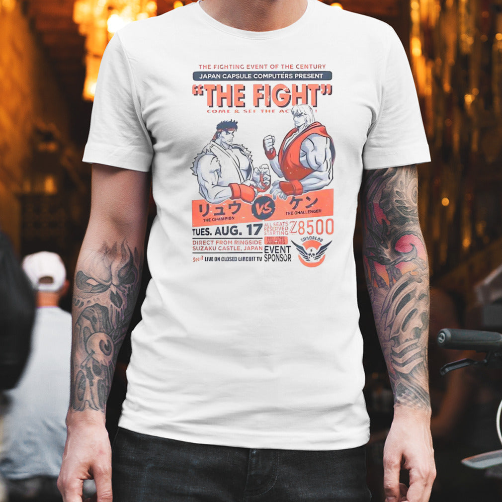 Ryu vs. Ken the fighting event of the century shirt