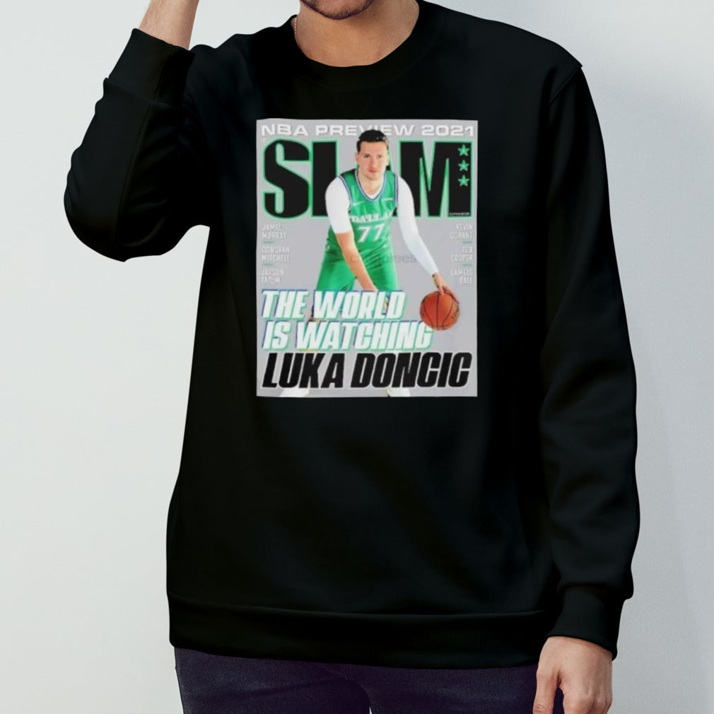 SLAM Luka Doncic The World Is Watching Basketball Shirt