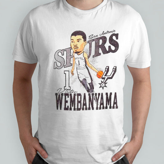 San Antonio Spurs Victor Wembanyama Caricature shirts
