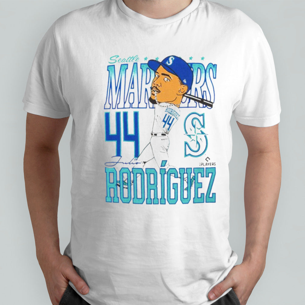 Seattle Mariners Julio RodrÃguez Caricature Baseball Shirt