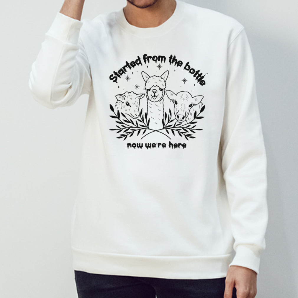 Sheep started from the bottle now we’re here shirt
