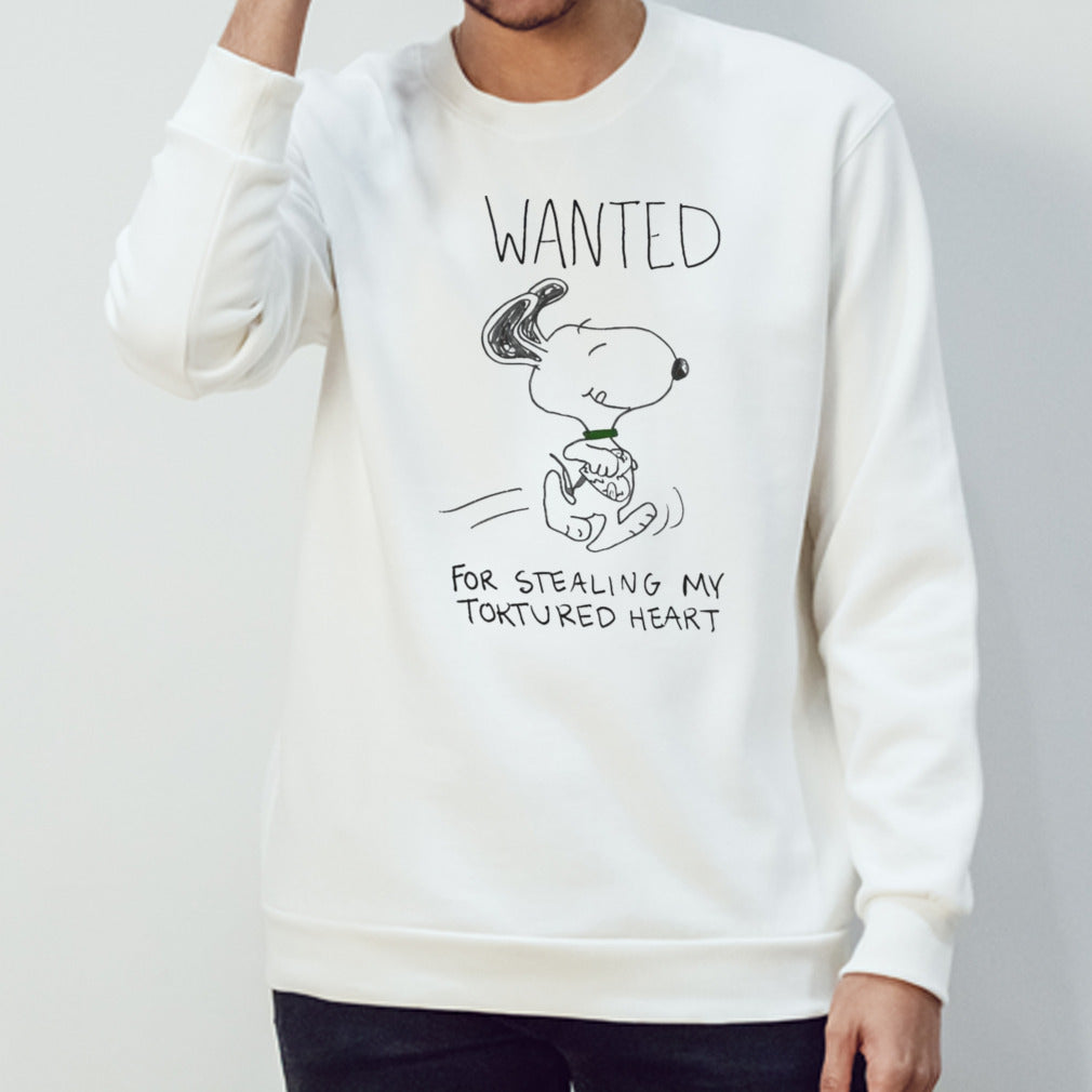 Snoopy wanted for stealing my toktured heart Shirts