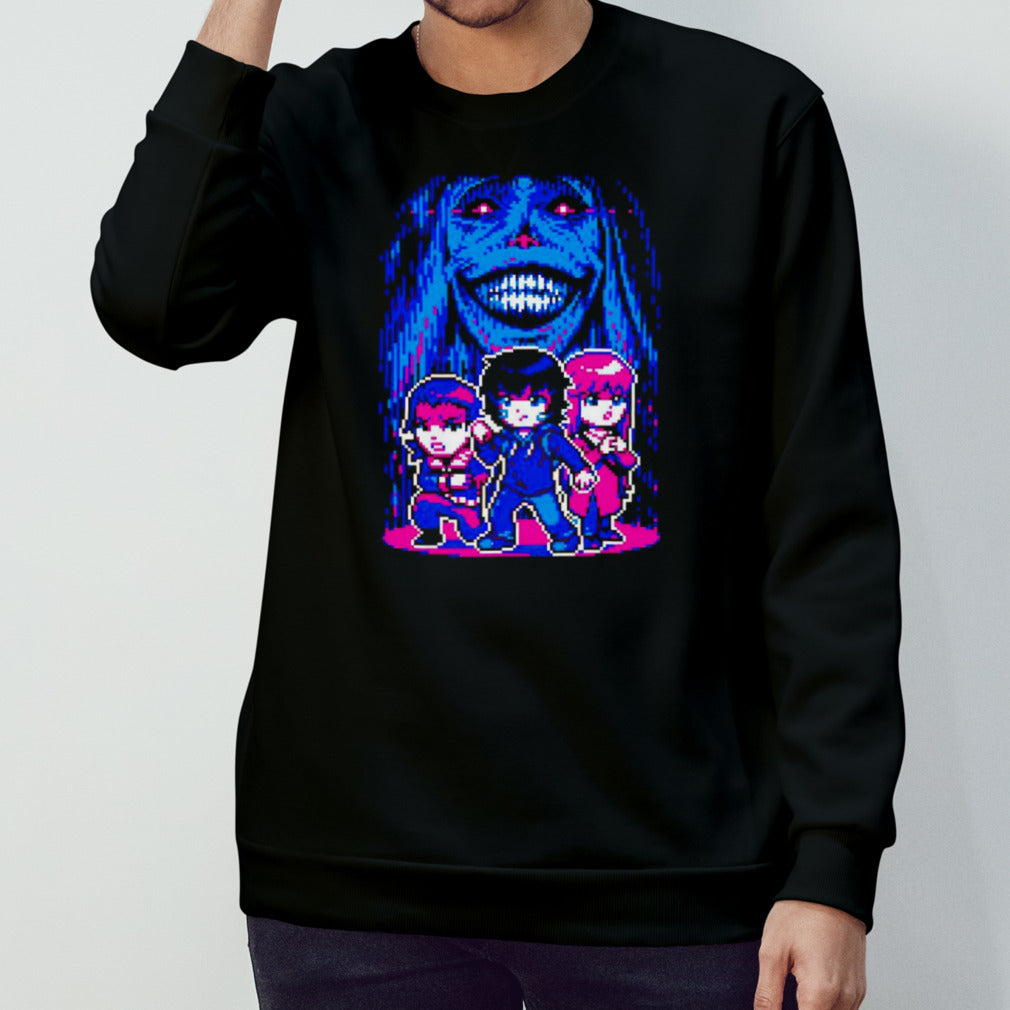 Solo Leveling level up pixel eye bat shirts