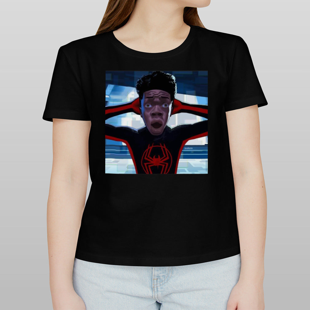 Spiderman Miles Morales When Kilometer Immorales Walks In shirt