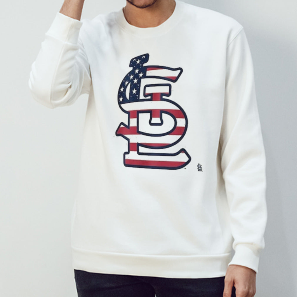 St. Louis Cardinals Logo 4th Of July Flag T-shirt