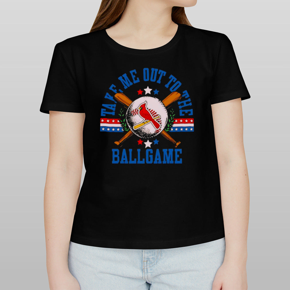 St Louis Cardinals take me out to the ballgame shirt