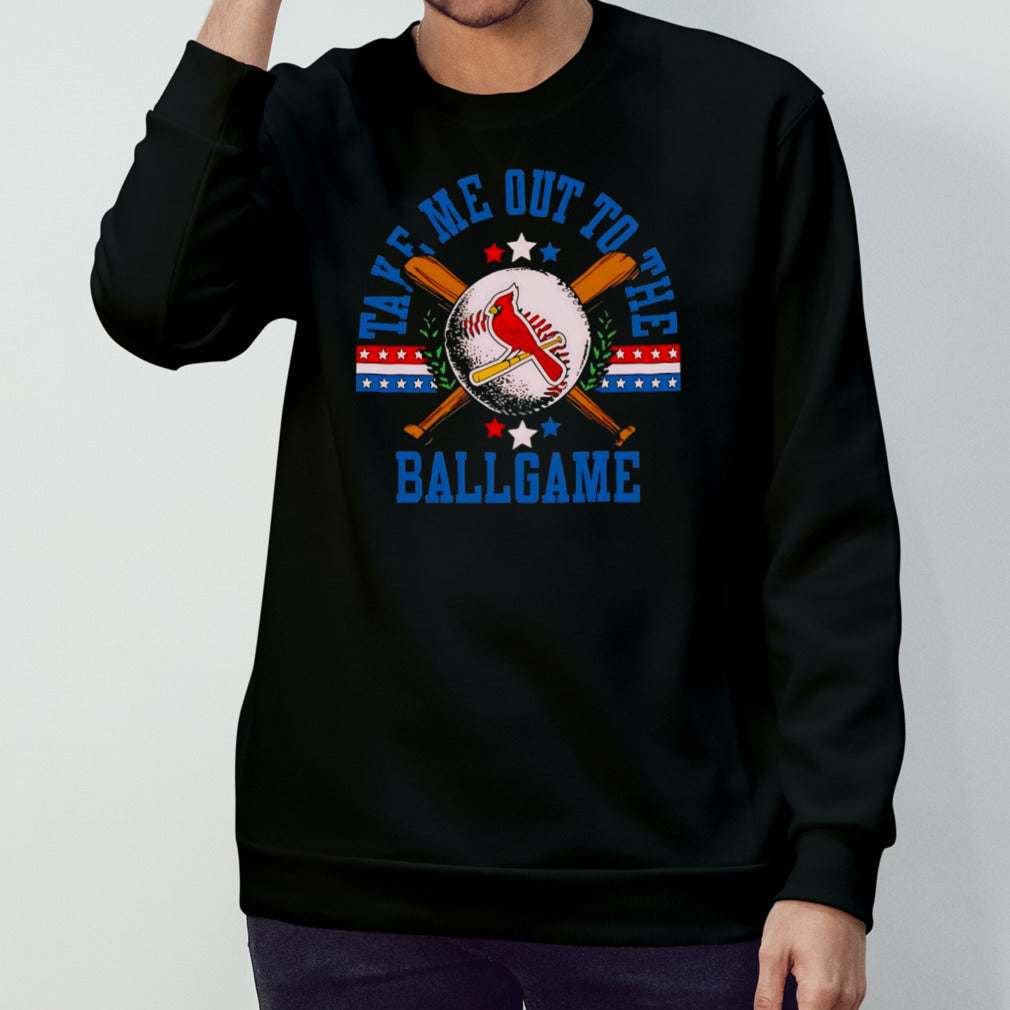 St Louis Cardinals take me out to the ballgame shirt