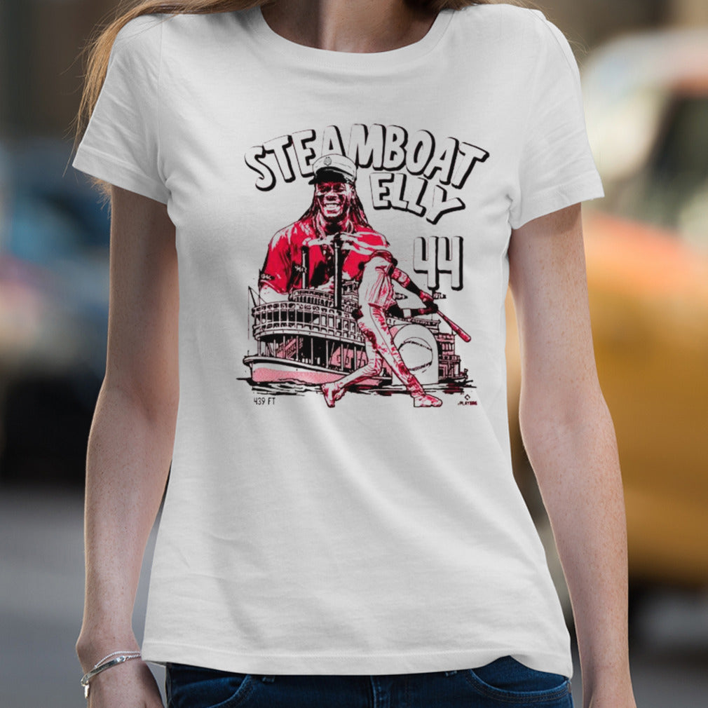Steamboat Elly De La Cruz #44 Cincinnati Reds Player Mlb Baseball 2024 T-shirt