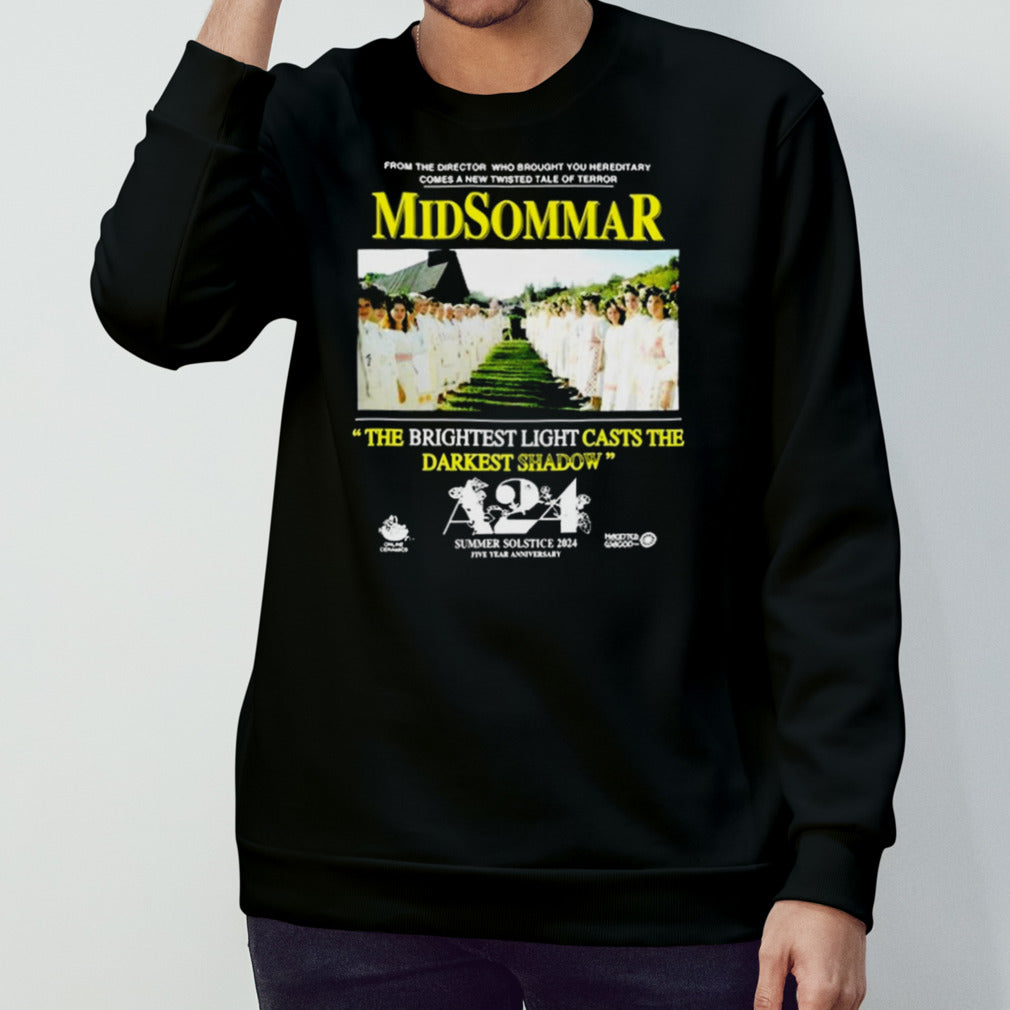Summer Solstice 2024 MidSommar The Brightest Light Casts The Darkest Shadow shirt