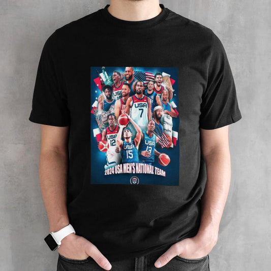 The 2024 Usa Mens’s National Team Usa Basketball T-shirts