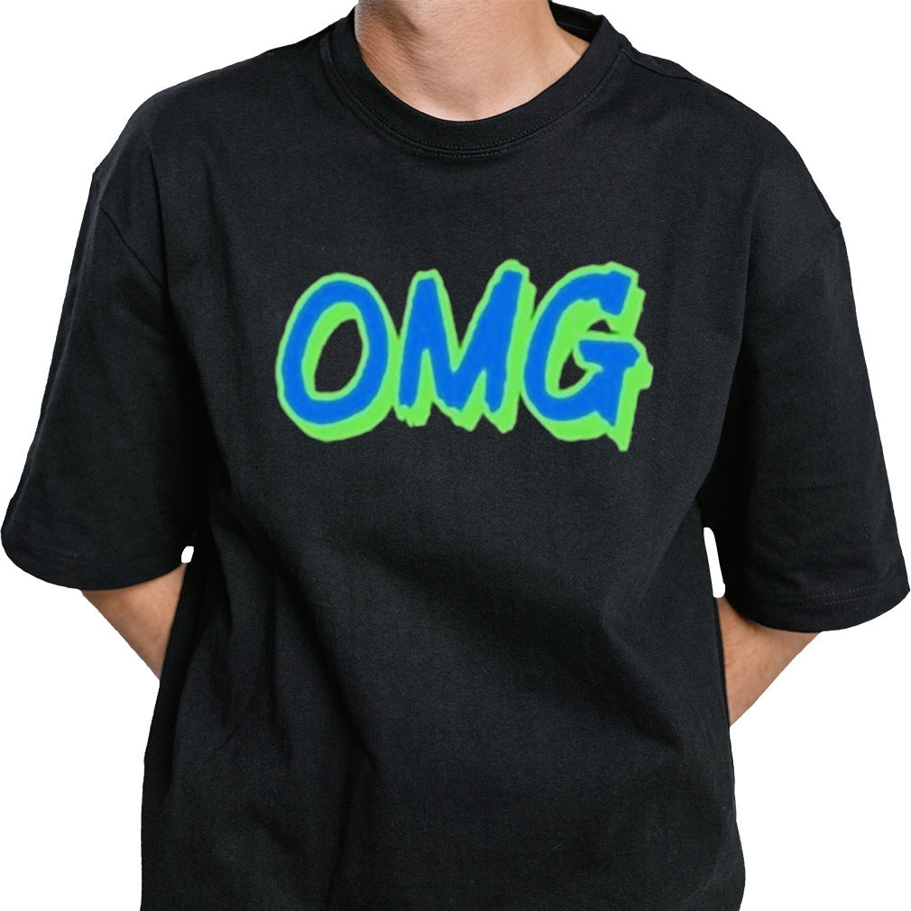 The Mest Team Wearing Omg Shirt