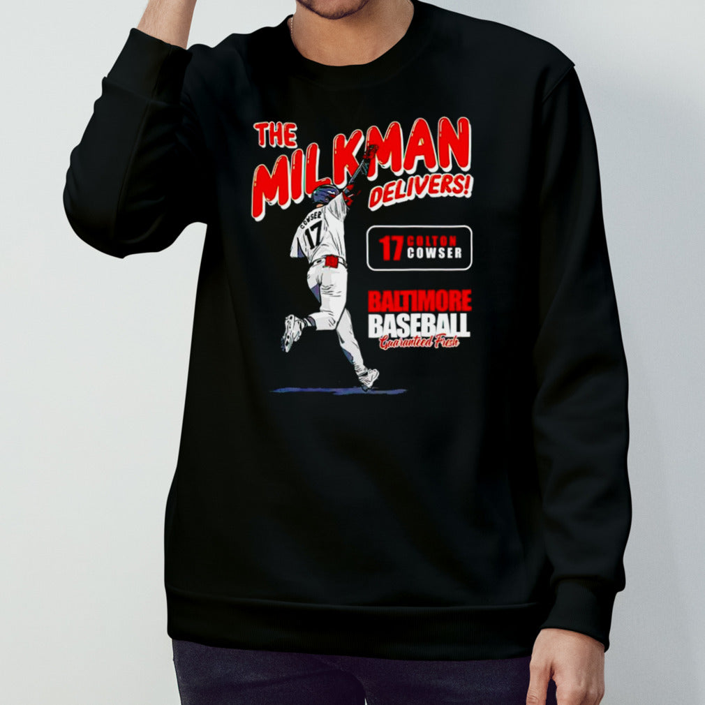 The Milkman Delivers Baltimore Baseball shirts