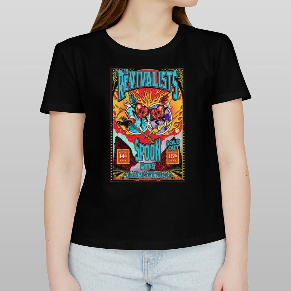 The Revivalists Red Rocks Morrison CO Aug 14-15 2024 Poster Shirt