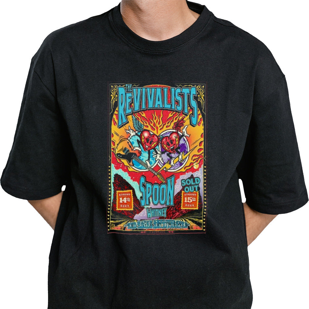 The Revivalists Red Rocks Morrison CO Aug 14-15 2024 Poster Shirt