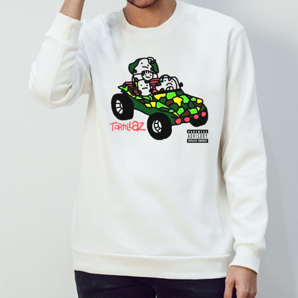 The Tortillaz wrap music shirts