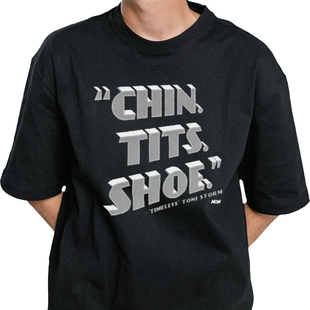 Timeless Toni Storm Chin. Tits. Shoe. T-shirt