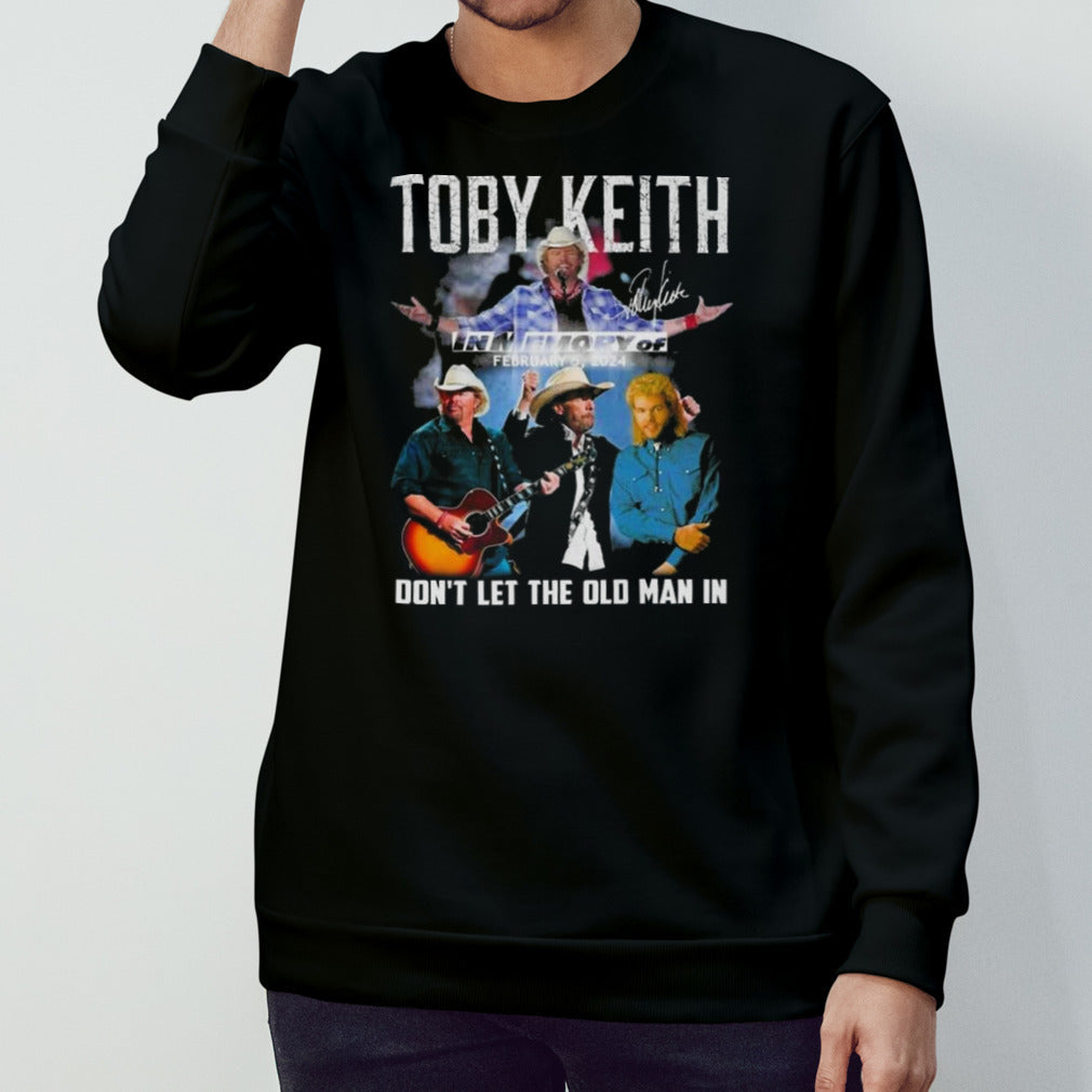 Toby Keith In The Memory Of The Cowboy Legend Country Singer Signature T-shirt