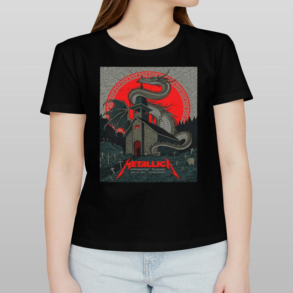 Tonight In M72 Copenhagen Metallica Killer World Tour shirt