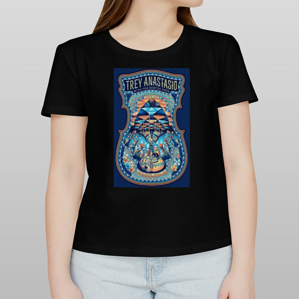Trey Anastasio Tanglewood Lenox, MA June 29, 2024 Poster Shirt