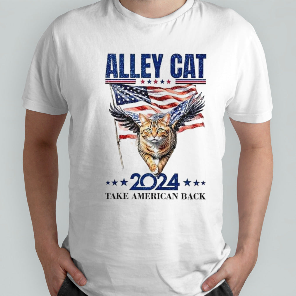 Trump 2024 Alley Cat Take America Back Vote Trump T-shirt