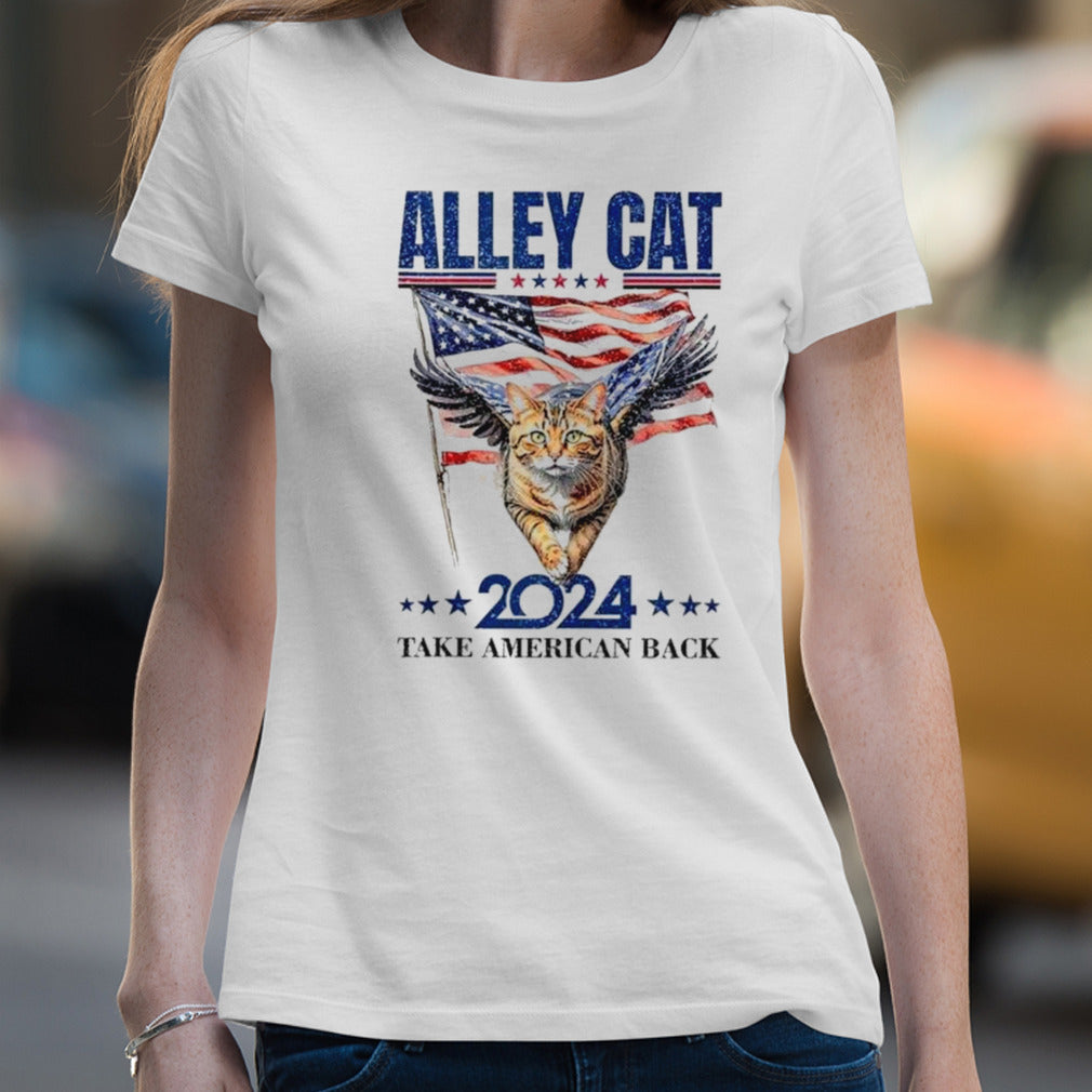 Trump 2024 Alley Cat Take America Back Vote Trump T-shirt