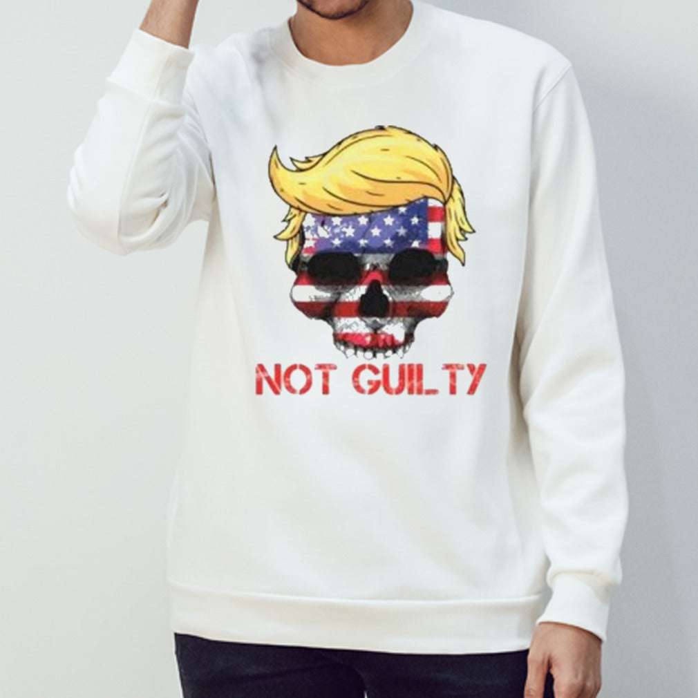 Trump Not Guilty Maga Skull Shirt