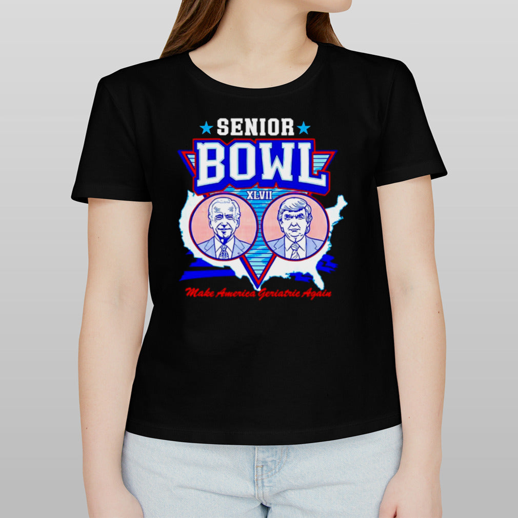 Trump and Biden Senior Bowl XLVII make America geriatric again shirt