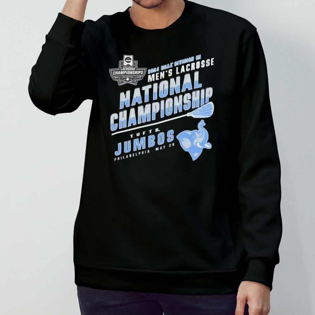 Tufts Jumbos 2024 NCAA Division III Men’s Lacrosse Championship shirt