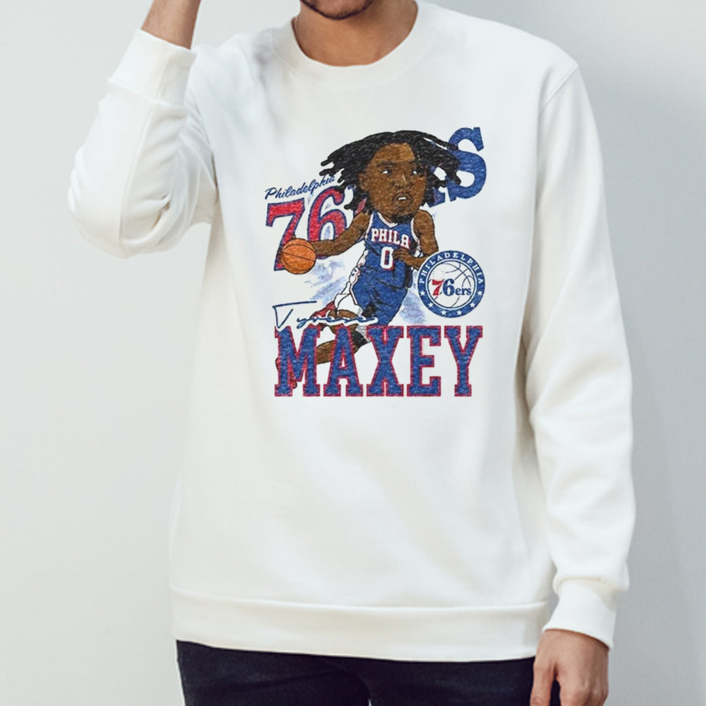 Tyrese Maxey Philadelphia 76ers Caricature Player Shirts
