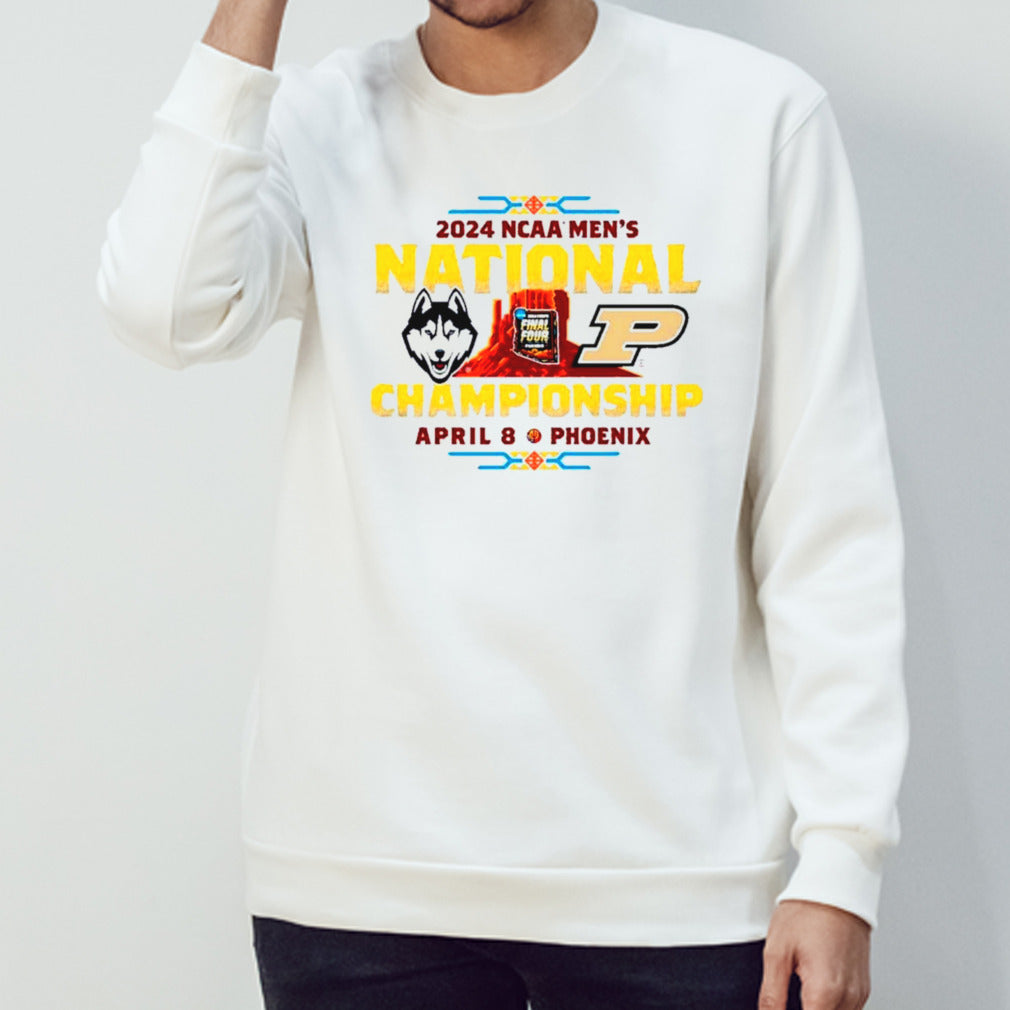 Uconn Huskies Vs Purdue Boilermakers 2024 NCAA Mens’s National Championship shirts