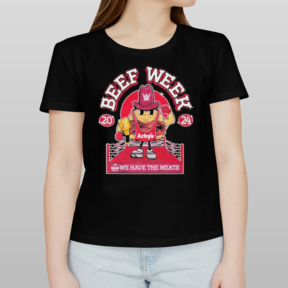WWE x Arby’s Beef Week 2024 We Have The Meats T-Shirt