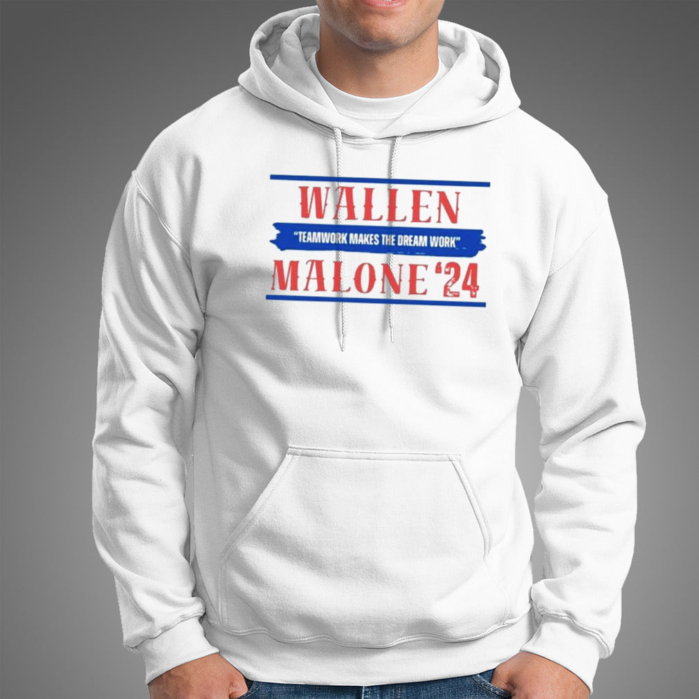 Wallen Malone 2024 Teamwork Makes The Dream Work Shirt