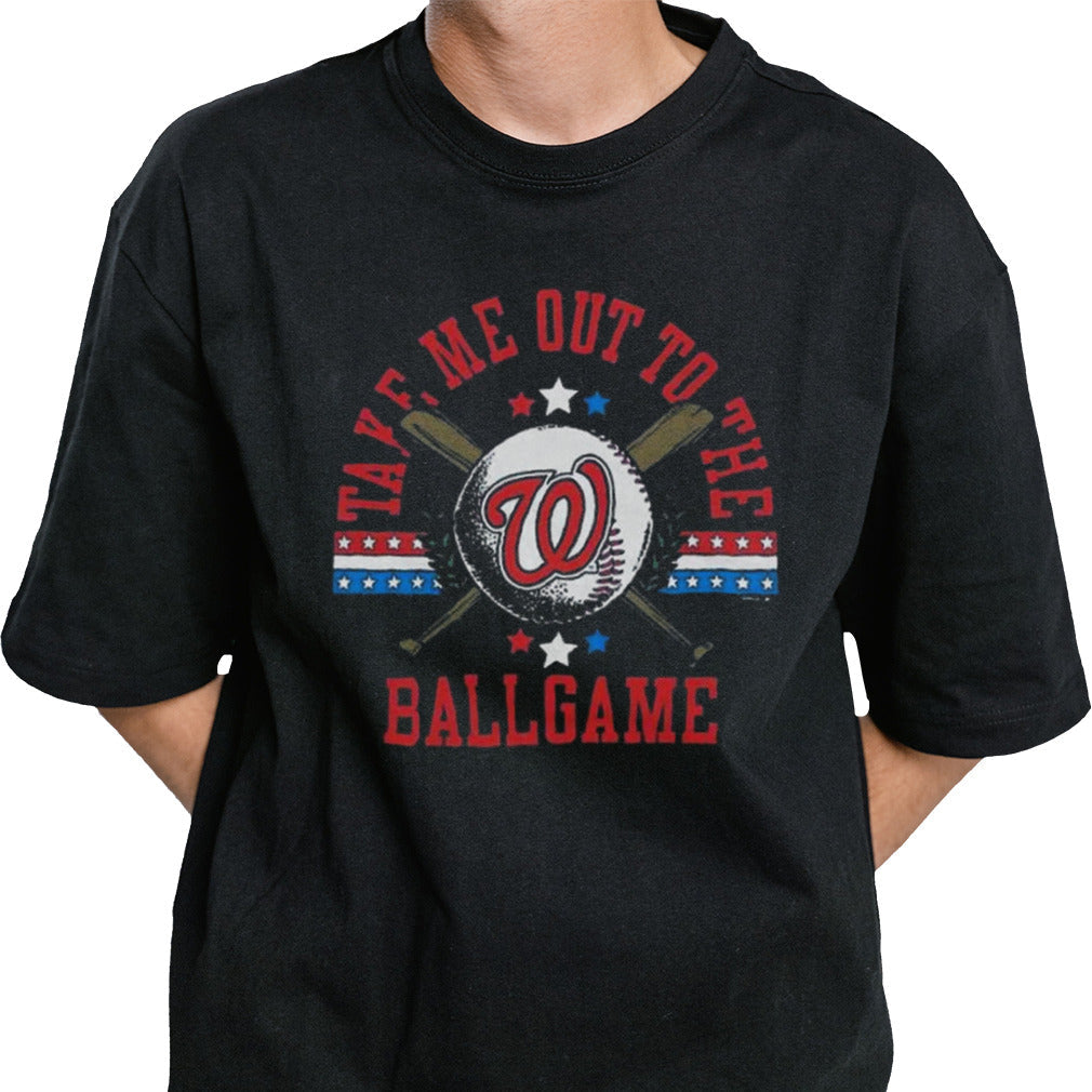 Washington Nationals Take Me Out To The Ballgame T-shirt