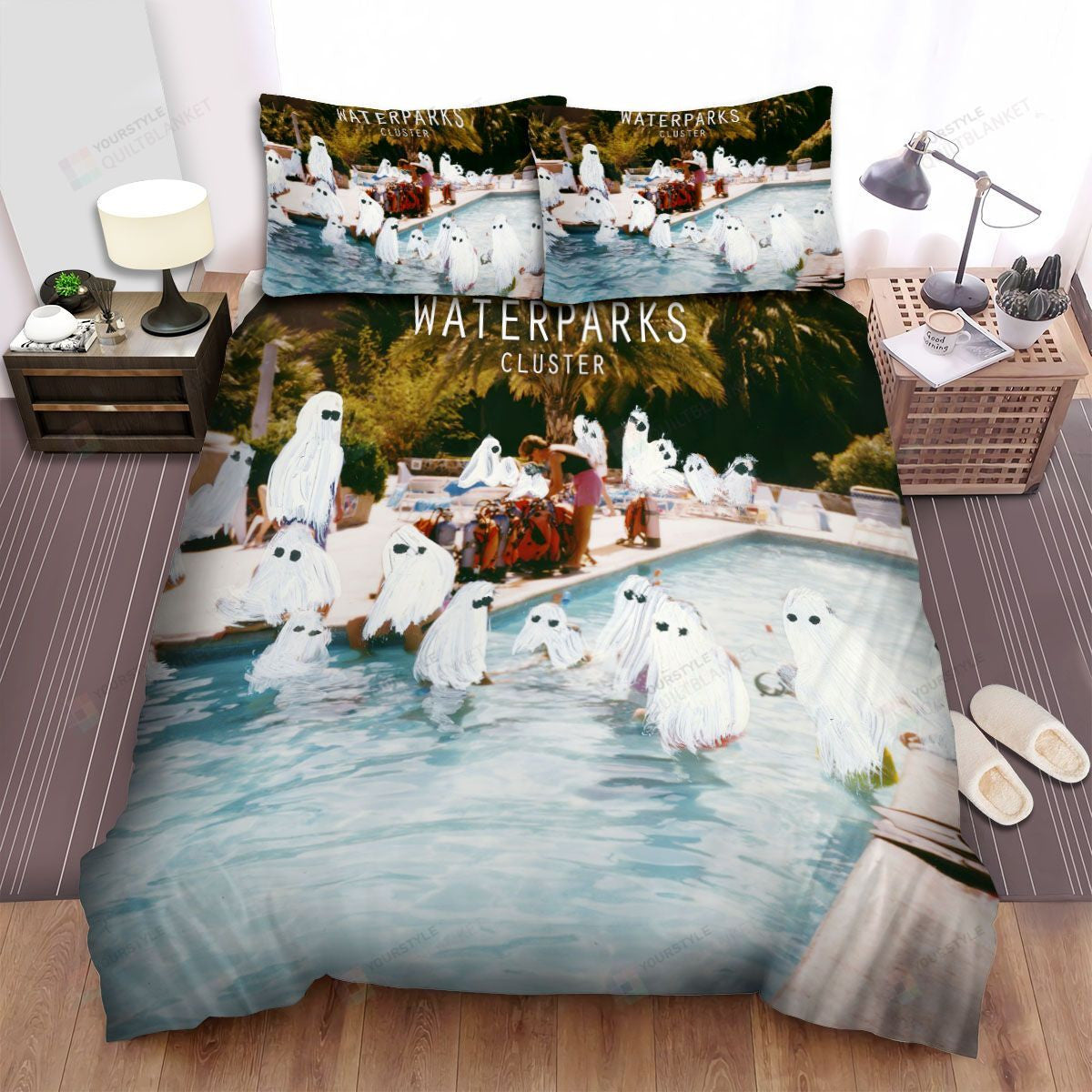Waterparks Band Album Cluster Bed Sheets Spread Comforter Duvet Cover Bedding Setss