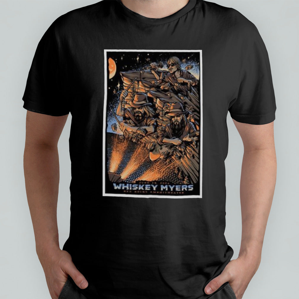 Whiskey Myers Red Rocks Amphitheatre Morrison CO June 13 2024 Poster shirt