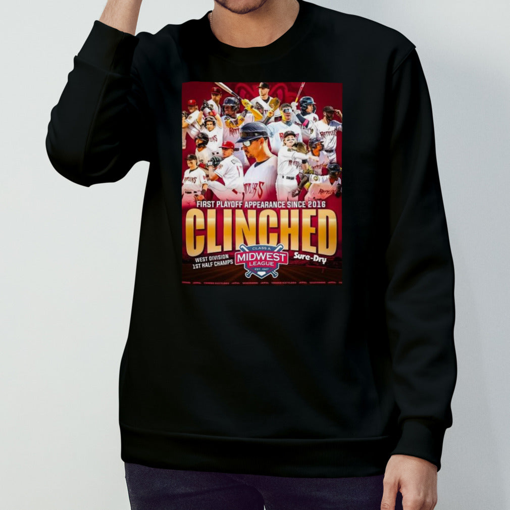Wisconsin Timber Rattlers We’re 1st Half Champs And Playoff Bound Shirt