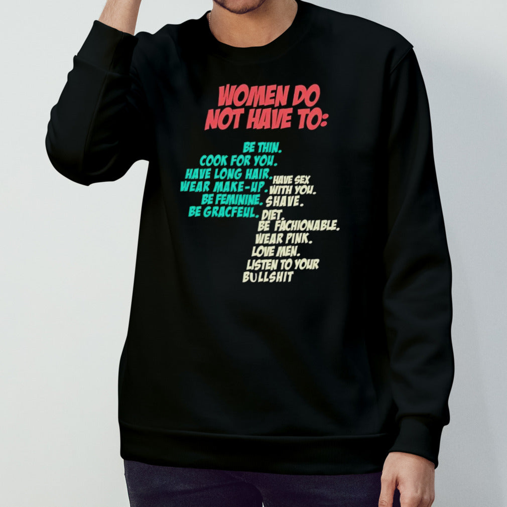 Women do not have to shirt