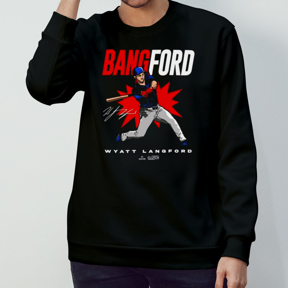 Wyatt Langford Bang Ford Signature T-shirt